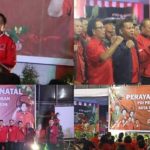 Ibadah Natal DPC PDIP Kota Tomohon Berlangsung Meriah, Carrol Senduk Minta Kader Menjadi Pembawa Damai Dan Sukacita