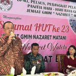 Wakil Walikota Wenny Lumentut Hadiri HUT ke-23 Jemaat GMIM Nazaret Matani