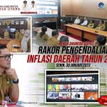 Bupati Joune Ganda Mengikuti Rapat Koordinasi Pengendalian Inflasi Tahun 2023