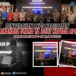Sekda Minut Novly Wowiling Serahkan LKPD Unaudited T.A 2022 kepada BPK RI