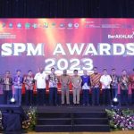 Bupati Joune Ganda Hadir Acara Penghargaan  SPM Awards 2023