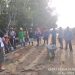 Dana Desa Tumbak Madani Biayai Pembangunan Talud Penahan Air Pasang
