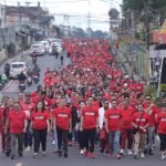 Peringati Hardiknas, Walikota Senduk Pimpin Jalan Sehat Ribuan ASN, NAKON, Serta Guru