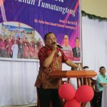 Pesan Wawali Lumentut Saat Menghadiri Ibadah Syukur Kelurahan Tumatantang ke 178