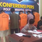 Gelar Press Release Polres Minut, Tindak Pidana Persetubuhan Anak di Bawah Umur