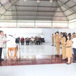 Bupati FDW, Pimpin Pengambilan Sumpah dan Janji PNS di Lingkungan Pemkab Minsel