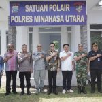 Bupati Minut Joune Ganda Kantor SatPolair di Pelabuhan Munte Likupang