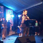 Dihadapan Ribuan Peserta, Ketua DPRD Sulut Fransiscus Andi Silangen Pimpin Ibadah KKR Jamnas GKMI 2023