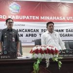 Rapat Paripurna DPRD Minut tentang Rancangan Perda Pelaksanaan APBD Tahun 2022