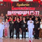 Bupati Joune Ganda Hadir Upacara Peringatan Hari Bhayangkara ke-77