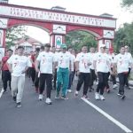 Gelar Jalan Sehat Pemkab Minahasa Utara, Dalam Rangka HUT RI Ke-78
