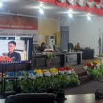 Rapat Paripurna DPRD Minahasa Utara Menyampaikan Rancangan Perubahan KUA dan Perubahan PPAS