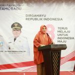 Wali Kota, Ir. Hj. Tatong Bara  dan Wakil Wali Kota Nayodo Koerniawan, SH., Hadiri Malam Resepsi HUT ke – 78 Republik Indonesia