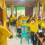 Konsolidasi Internal Partai Golkar Minut dan Mendeklarasikan Prabowo Presiden 2024-2029.