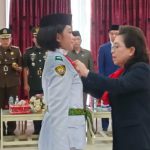 Pj. Bupati Kepulauan Sangihe Kukuhkan 30 Paskibraka Kabupaten kepulauan Sangihe