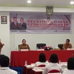 Roring Buka Pelatihan Dasar CPNS Golongan III Pemkot Tomohon