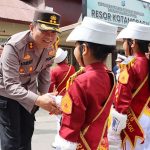 Kapolres Kotamobagu Lepas Kontingen Lomba Polisi Cilik Dalam Rangka Hari Lalu Lintas Bhayangkara ke-68