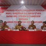 Hadiri Rakorev, Walikota Caroll Senduk Apresiasi Wagub Sulut Steven Kandouw