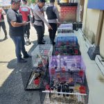 Diduga akan Diselundupkan ke Filipina, Sat Polair Polres Sangihe amankan Puluhan Satwa Liar