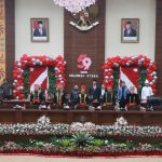HUT Provinsi Ke – 59, Gubernur Olly Dondokambey Hadiri Rapat Paripurna DPRD Sulut