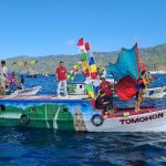 Tomohon Ikut Dua Perahu Mural di FPSL Bitung 2023