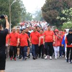 Wagub Sulut Bersama Pj Wali Kota Asripan Nani Ikuti Jalan Sehat dan Meninjau GPM di Kota Kotamobagu
