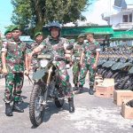 Tunjang Tugas Babinsa, Dandim 1301/Sangihe Serahkan 40 Unit Motor Dinas Baru