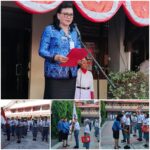 Telly Ticoalu Lantik Pengurus OSIS Dan MPK SMK Negeri 1 Manado Masa Bakti 2023-2024