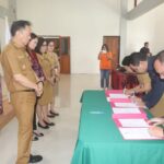 Penandatanganan Perjanjian Kinerja Perubahan, Walikota Senduk Ingatkan Standard Layanan Publik