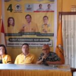Rapat Koordinasi Partai Golkar Minut Khusus Caleg di Hadiri Ketua KPU