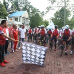 Walikota Senduk Lepas Peserta Tour De Tomohon 2023