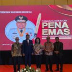 Wali Kota Asripan Nani Hadiri Penganugerahan Penghargaan Pena Emas PWI Kepada Gubernur Sulut