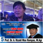 Caleg Partai Demokrat Prof DR Ir Rizald Max Rompas M.Agr Akademisi Turun Arena Untuk Rakyat Sulut