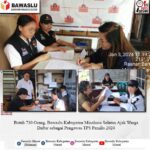 Ayo, Ambil Bagian Kawal Pemilu 2024. Bawaslu Minahasa Selatan Butuh 730 Orang jadi Pengawas TPS Pemilu 2024