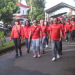 Sambut Hari Jadi ke 21, Pemkot Tomohon Gelar Jalan Sehat
