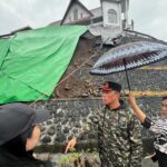 Gerak Cepat, Bupati FDW Tinjau Longsor di Greja GMIM Tewasen
