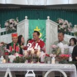 Hadiri Hut Jemaat GMIM Nazaret Matani, Walikota Tomohon Senduk Berikan Bantuan Dana Hibah