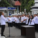 Asripan Nani Pimpin Apel Pagi dan Penandatanganan Perjanjian Kinerja Para Pimpinan OPD