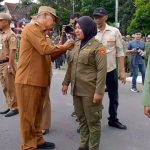 Bantu Amankan Pemilu 2024, Pemkot Kotamobagu Terjunkan Ratusan Linmas