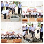 Pj Bupati Ronald Sorongan Menghadiri Peletakan Batu Pertama Pembangunan Pastori GMAHK Yordan Tombatu