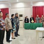Tamuntuan Lantik 5 Pejabat Tinggi Pratama di lingkup Pemkab Sangihe