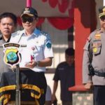 Gelar Apel Pasukan Operasi Ketupat Samrat 2024 Bupati Joune Ganda Sebagai Irup di Polres Minut