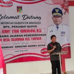 Bupati JSK Sahkan Gedung Serbaguna Desa Talikuran Tompaso