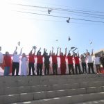 Pelepasan Merpati Walikota Tomohon Caroll Senduk Launching TIFF 2024