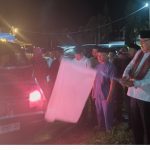 Bupati Bolmong Ir. Limi Mokodompit Lepas Rombongan Pawai Takbiran Di Lapangan Daagon Kecamatan Lolak