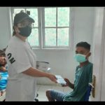 Hari Kedua Membagi Masker, Puskesmas Mubune Kunjungi Desa Kepulauan di Kecamatan Likbar