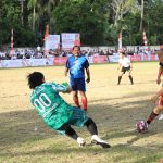 Laga Persahabatan Pemkot Kotamobagu Vs PWI FC, Wali Kota, Kapolres Kotamobagu dan Ketua DPRD Kotamobagu Cetak Gol