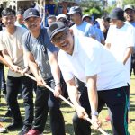 Wali Kota Asripan Nani Bersama Forkopimda Ikuti Lomba Menyambut HUT Ke-17 Kotamobagu