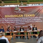 Usai dilantik, 132 Anggota PPS Langsung Dibekali Tata Kerja Penyelenggara