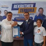 Sambangi Kantor DPW Nasdem, Jan Samuel Maringka Resmi Daftar Calon Gubernur Sulut